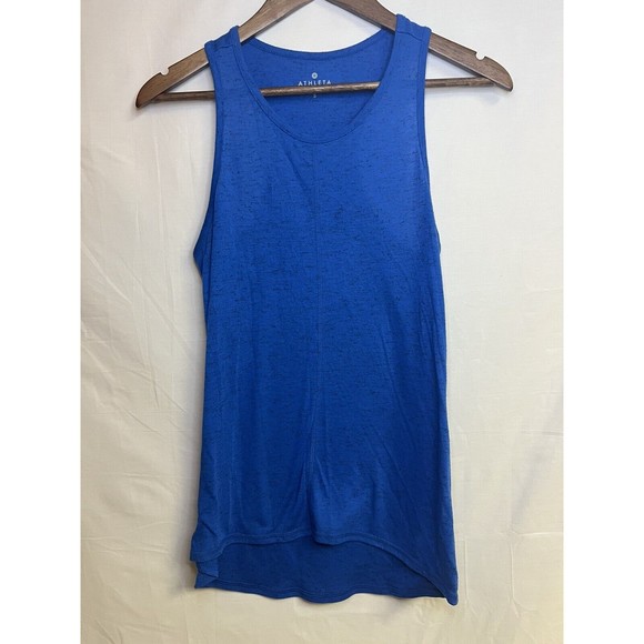 Athleta Tops - ATHLETA Racerback Womens Small Blue Stretch Activewear Top